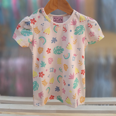 REMERA BEBA PRIMAVERA SALMON