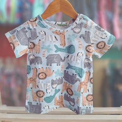 REMERA BEBE SELVA CELESTE