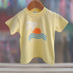 REMERA BEBÉ PALMERA AMARILLA