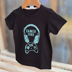 REMERA BEBÉ GAMER ZONE NEGRA en internet