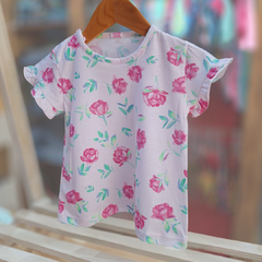 REMERA BEBA ROSAS ROSA - Emaivi