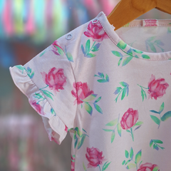 REMERA BEBA ROSAS ROSA - comprar online