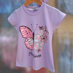 REMERA NENA MARIPOSA LILA en internet