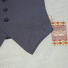 Imagen de Conjunto chaleco y pantalón clásico color azul oscuro