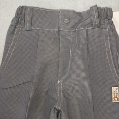 Conjunto chaleco y pantalón clásico color gris - tienda online