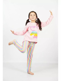 Pijama Pop it de niña con estampado unicornio - comprar online