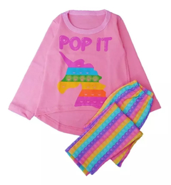Pijama Pop it de niña con estampado unicornio - tienda online