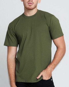 Franela Clásica cuello redondo Verde militar - comprar online