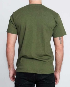 Franela Clásica cuello redondo Verde militar