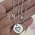 CO 511 - Collar chapita CORAZON (AQ)