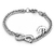 PU 021 - PULSERA DIJE INFINITO (ACERO QUIRURGICO) - comprar online