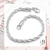 PU 265 - PULSERA soga 4 mm (ACERO BLANCO) - comprar online