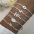 PU 459 - 460-461-462-463- PULSERA DIJE CUBICS (ACERO BLANCO)