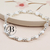 PU 887 - Pulsera corazones nacar y bolitas (AB) - comprar online