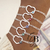 PU 987/988/989/990/991 - Pulsera CORAZON OJO