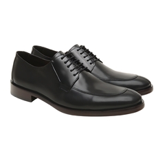 Sapato Social Lazzarini de Couro Masculino Preto Olivieri