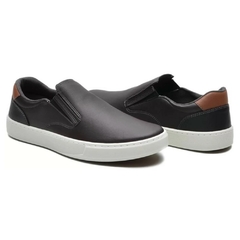 Sapato Slip On Late Casual Masculino Marrom Olivieri na internet