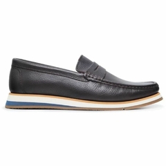 Sapato Mocassim Masculino Couro Gravata Café Olivieri - comprar online