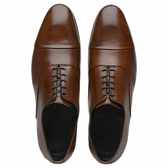 Sapato Social Loafer Premium em Couro Marrom Olivieri na internet