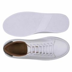 Tênis Masculino Casual Sneaker Evoque Havana Branco Olivieri na internet