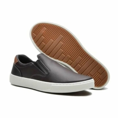 Sapato Slip On Late Casual Masculino Café Olivieri na internet