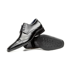 Sapato Social Derby Masculino Sola Borracha Preto Olivieri - comprar online