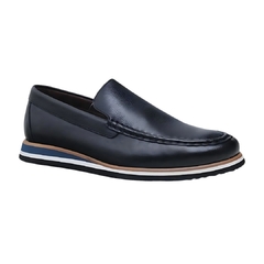 Sapato Casual Mocassim Malbork Masculino Preto Olivieri - comprar online