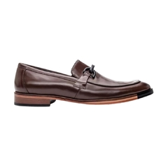 Sapato Social Loafer Evans Brown de Couro Olivieri na internet