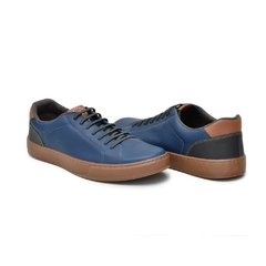 Sapatênis Tênis Casual Urbano 1001S Olivieri Azul Marinho