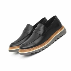 Sapato Couro Oxford Masculino Loafer Tratorado Olivieri na internet