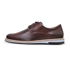 Sapato Masculino Derby Café John Couro Legitimo Olivieri - comprar online