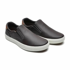 Sapato Slip On Late Casual Masculino Café Olivieri