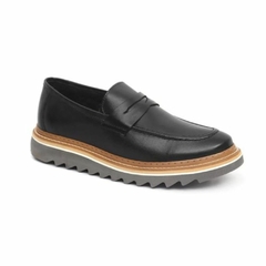 Sapato Couro Oxford Masculino Loafer Tratorado Olivieri - comprar online