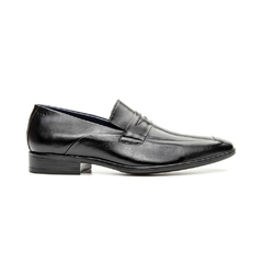 Imagem do Sapato Social Couro Loafer Clássico Masculino Preto Olivieri