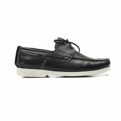 Sapato Docksider Couro Nobuck Masculino Preto Olivieri na internet