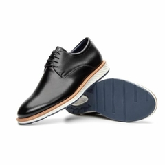 Sapato Couro Casual Masculino Derby Foster Preto Olivieri na internet