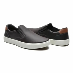 Sapato Slip On Late Casual Masculino Café Olivieri - Olivieri Calçados