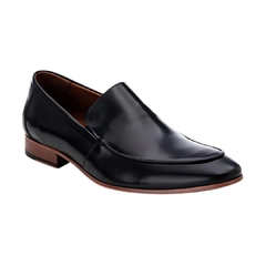 Sapato Social Loafer Premium Couro Preto Masculino Olivieri - comprar online