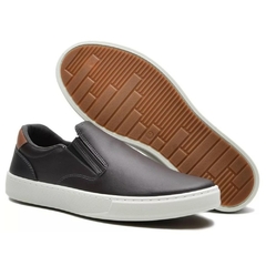 Sapato Slip On Late Casual Masculino Marrom Olivieri - Olivieri Calçados