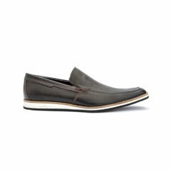 Sapato Mocassim Masculino Casual Estonado Café Olivieri - comprar online