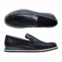 Sapato Casual Mocassim Malbork Masculino Preto Olivieri na internet