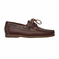 Sapato Docksider Couro Nobuck Básico Masculino Café Olivieri - comprar online