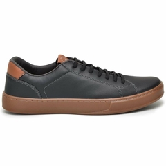 Sapatênis Tênis Casual Urbano 1001S Olivieri Preto e Marrom - comprar online