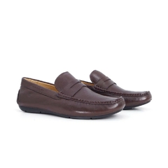 Sapato Mocassim Masculino Couro Soft Pinhão Cancun Olivieri