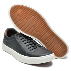 Sapatênis Tênis Casual Urbano 1001S Olivieri Preto e Branco - Olivieri Calçados