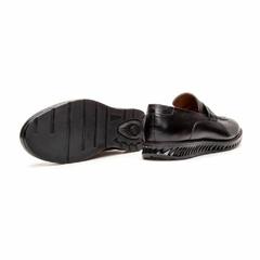 Sapato Couro Nobre Loafer Premium Anatômico Black Olivieri na internet