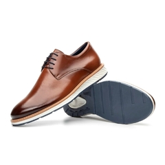 Sapato Casual Derby Premium Couro Orange 2901 Olivieri - comprar online