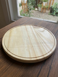 Plato de madera redondo - comprar online