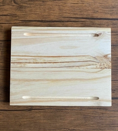 Plato de asado madera rectangular