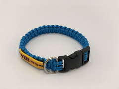 Coleira Gato Paracord Azul